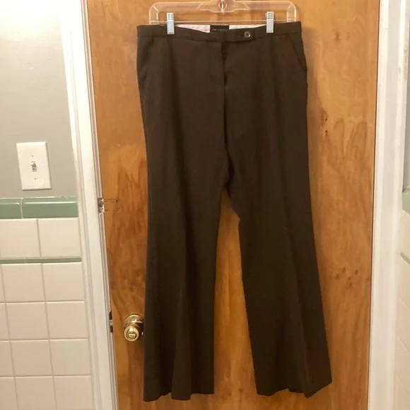 The Limited Pants & Jumpsuits | The Limited Drew Fit Brown Wide Leg Dress Pants | Color: Brown | Size: 6 | Helen_Moody's Closet